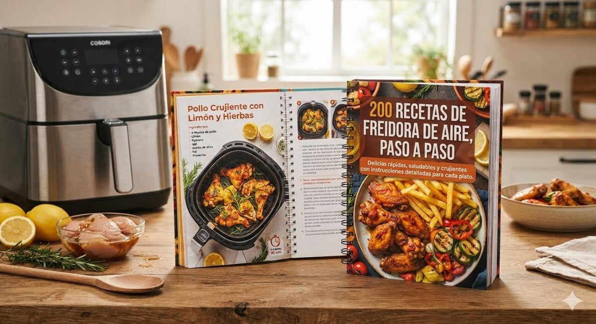 200 recetas para freidora de aire